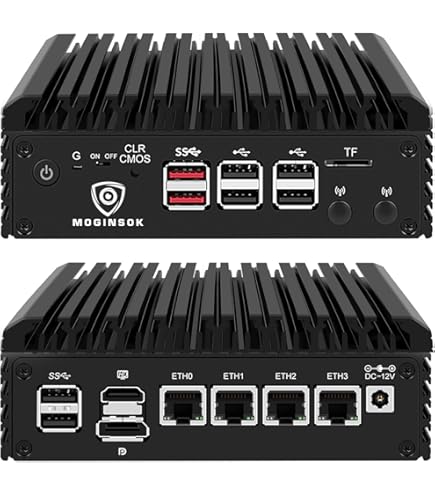 ミニPC HUNSN Micro Firewall Appliance HUNSN Micro Firewall Appliance, Mini PC, pFsense, Mikrotik
